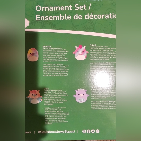 Squishmallow Ornaments NWT - Picture 5 of 6